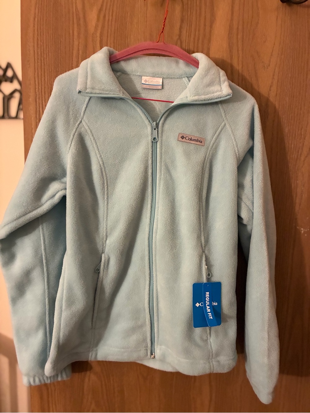 Columbia Baby Blue Full-Zip Fleece Jacket